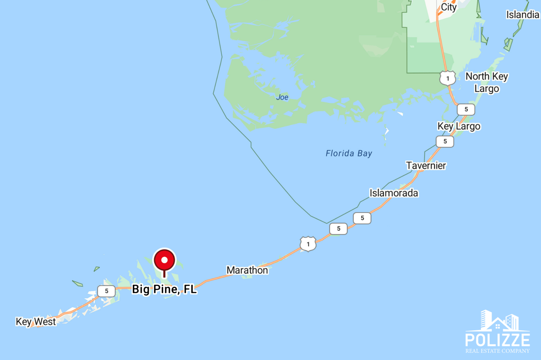 Big Pine Key on the map
